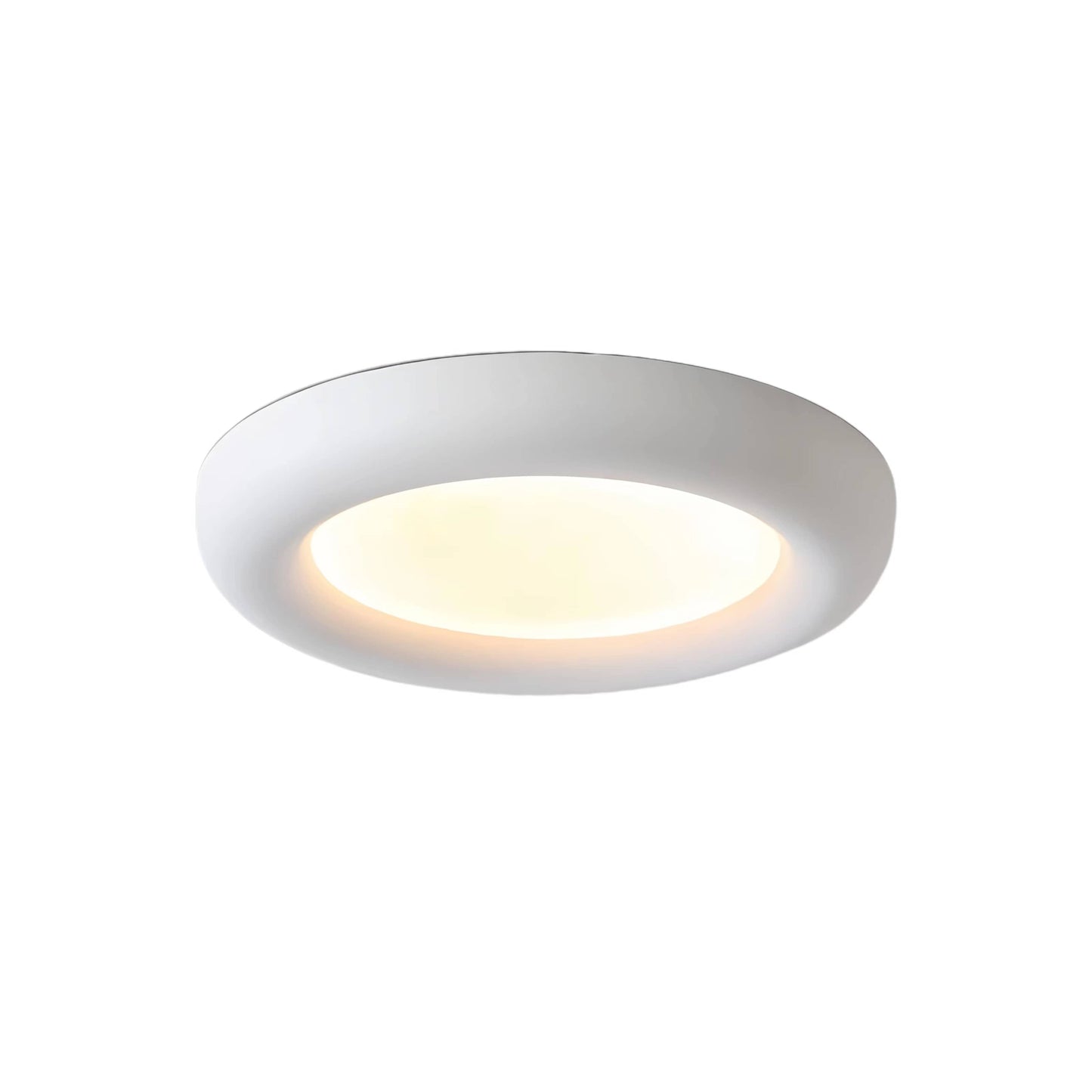 Smooth Cream Circular LED Ceiling Light