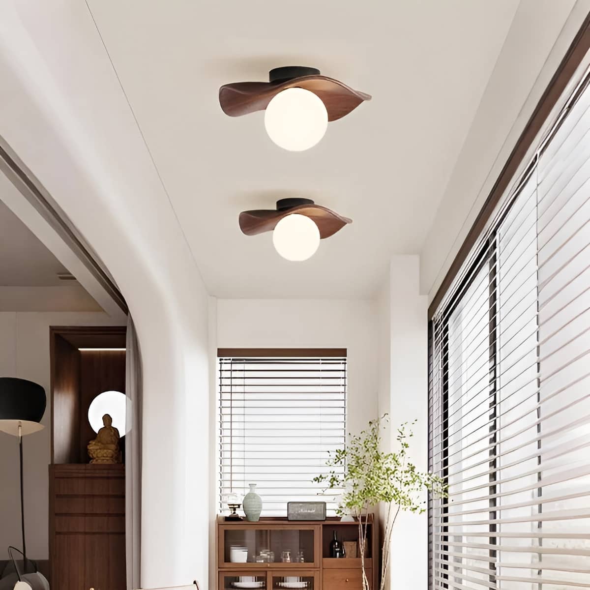 Soft Curve Modern Minimalist Ceiling Light