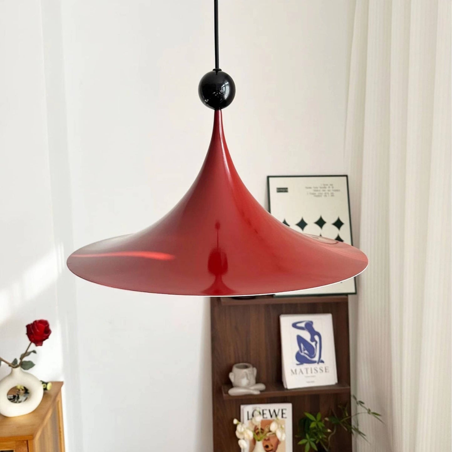 Space Age UFO Metal Pendant Light