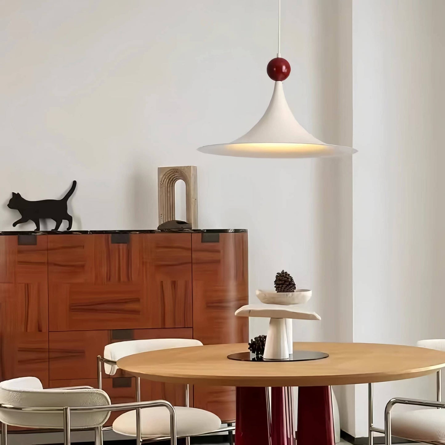 Space Age UFO Metal Pendant Light