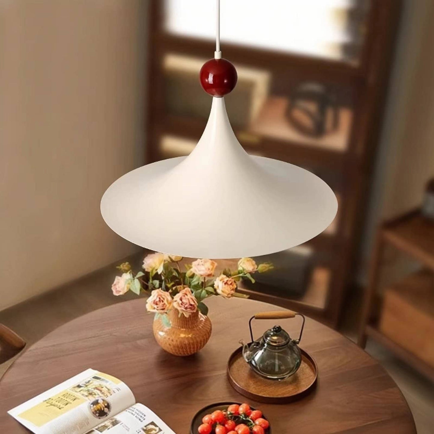 Space Age UFO Metal Pendant Light