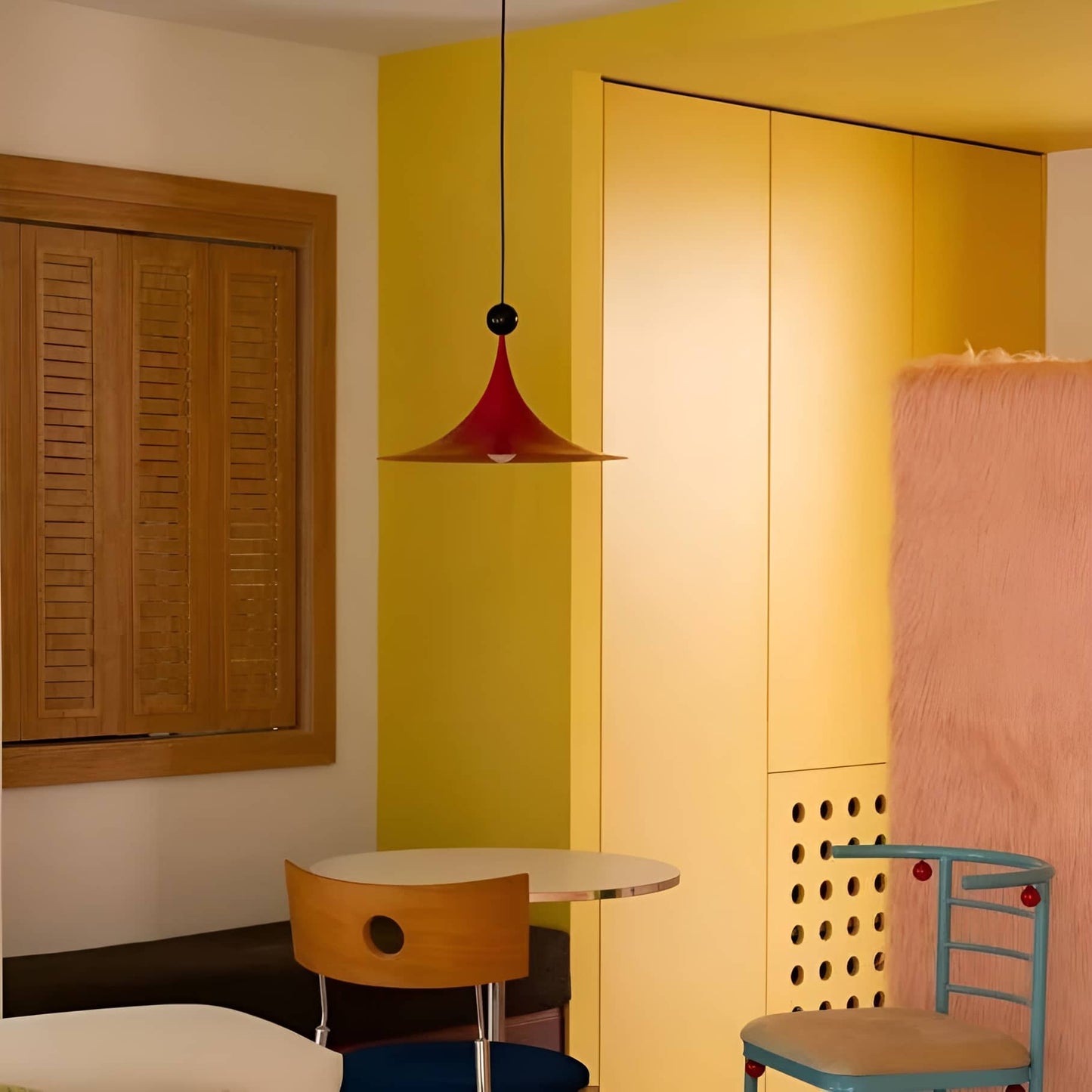 Space Age UFO Metal Pendant Light