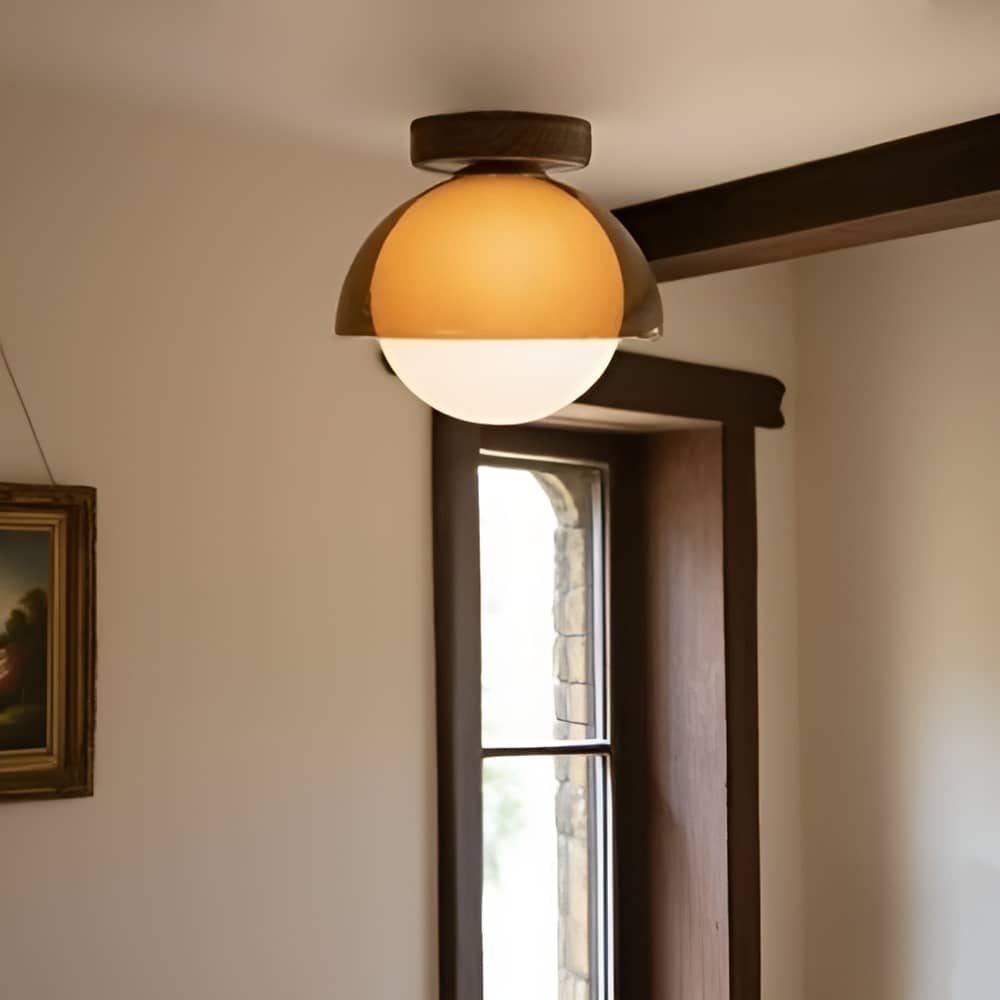 Sunset Inspired Bauhaus Brown Ceiling Light