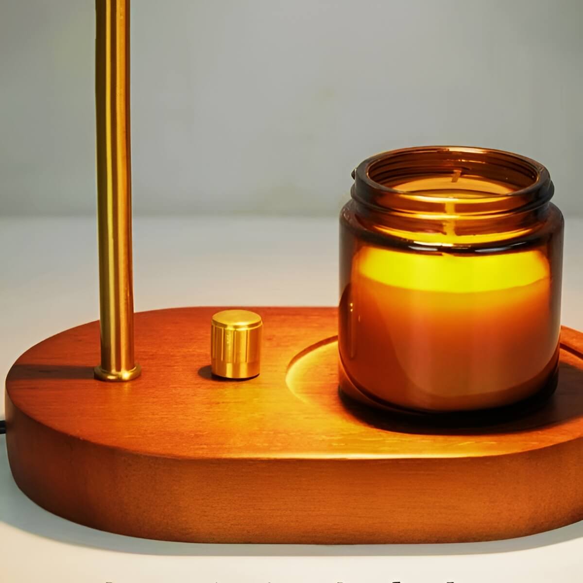 Vintage Flower Candle Warmer Lamp