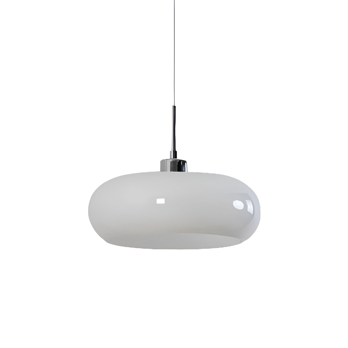 Vintage Bauhaus Glass Pendant Lamp