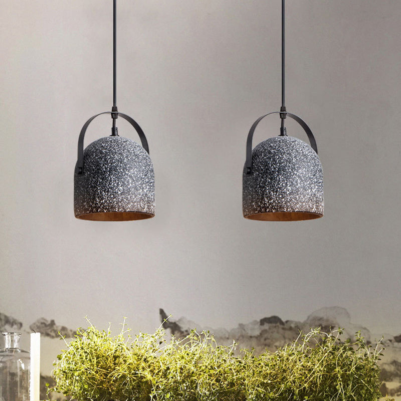 Vintage Industrial Iron Cement Pendant Lamp