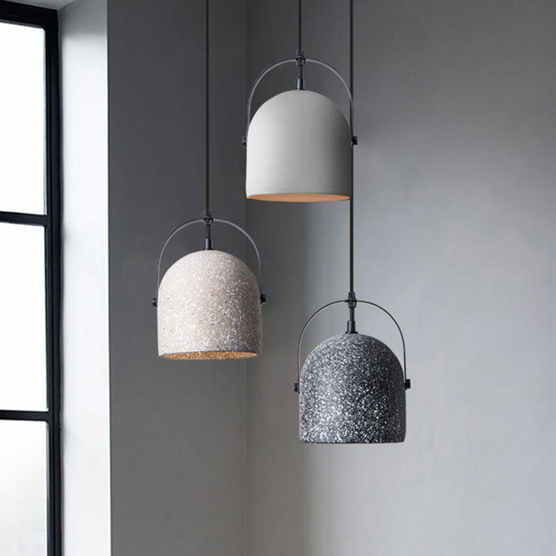 Vintage Industrial Iron Cement Pendant Lamp