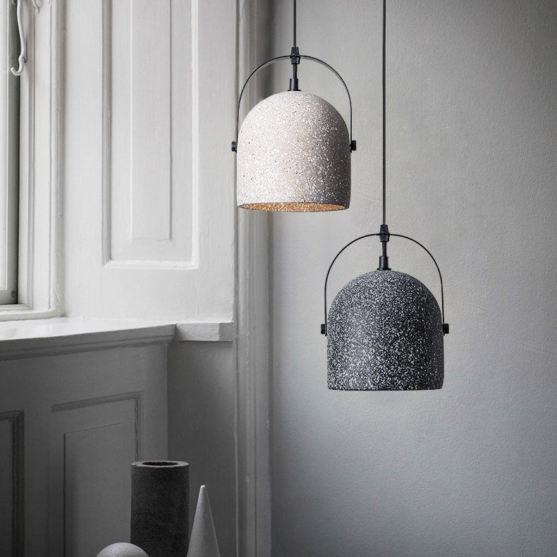 Vintage Industrial Iron Cement Pendant Light
