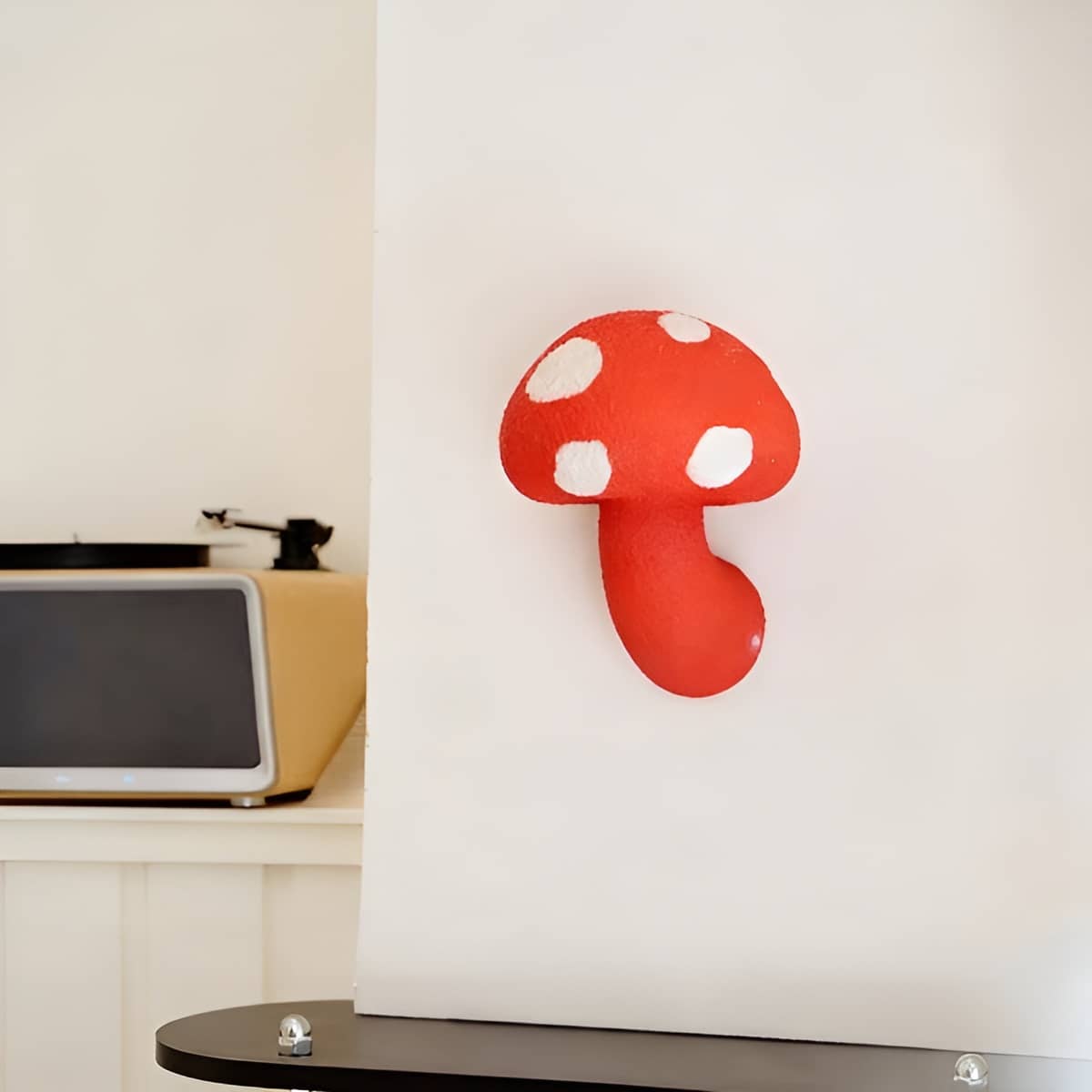 Wabi Sabi Style Resin Mushroom Wall Light