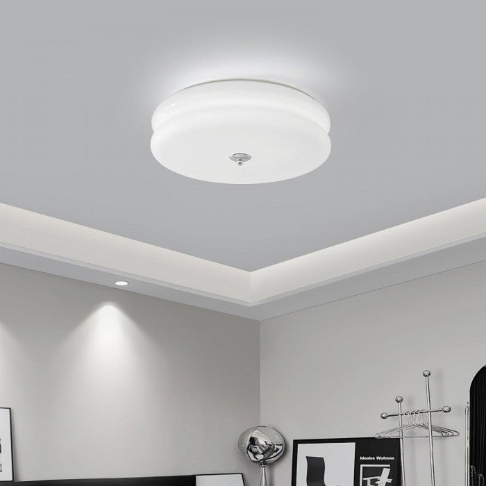 Vintage Bauhaus Cream Ceiling Lamp