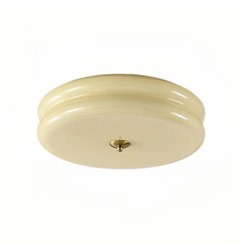 Vintage Bauhaus Cream Ceiling Lamp