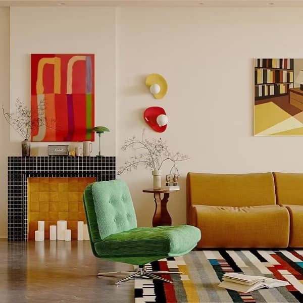 Bauhaus Style: Colors, Characteristics, and Living Room Design Idea ...