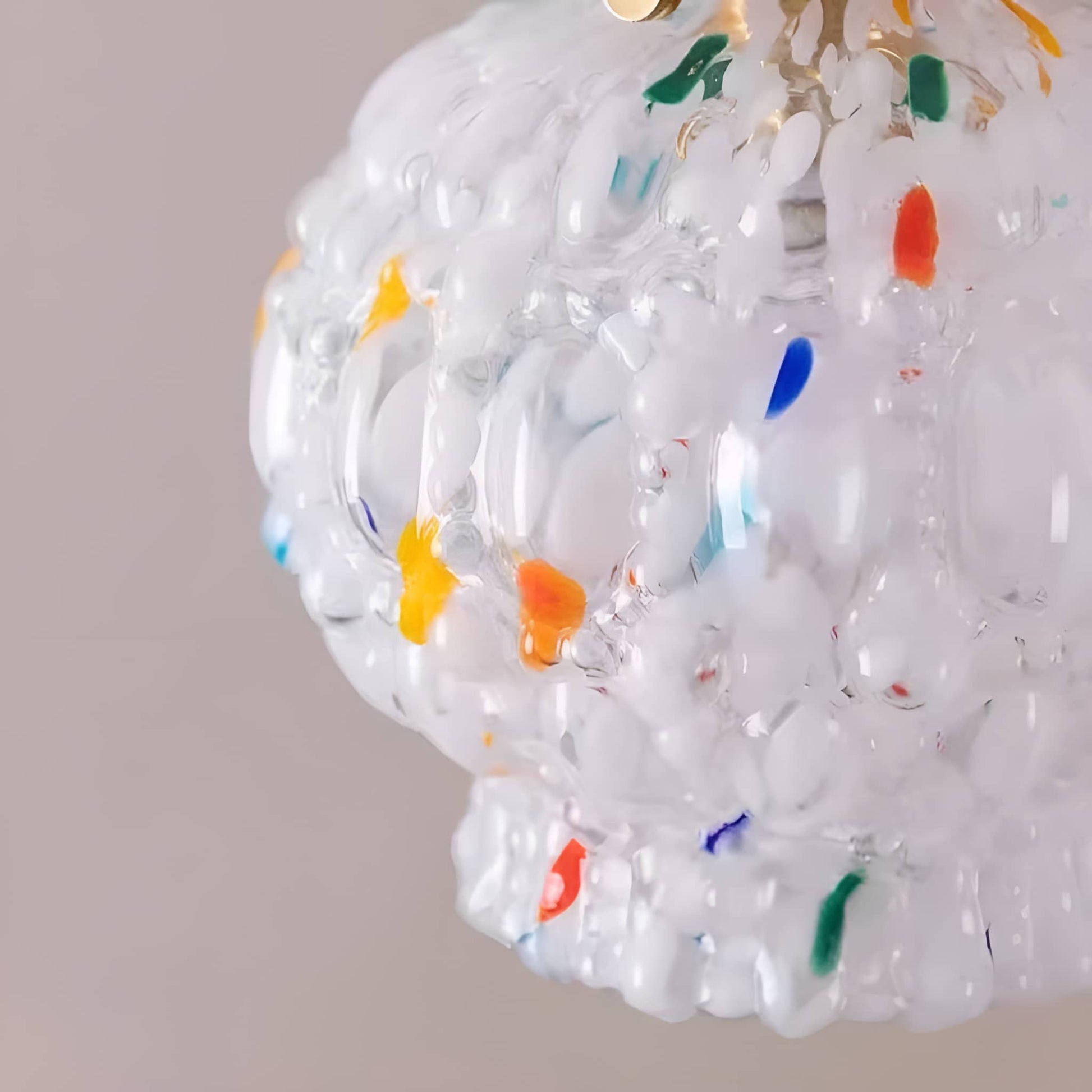 Art Nouveau Candy Bubble Glass Ceiling Light