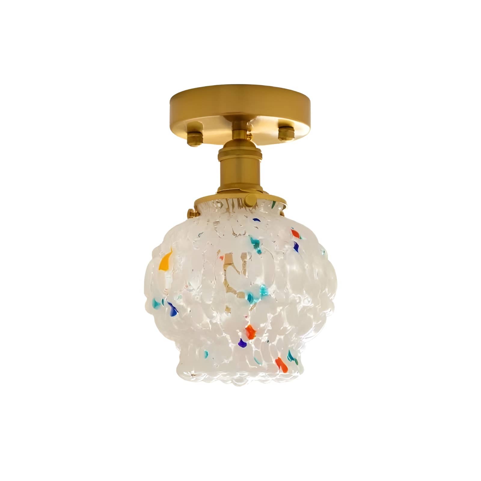 Art Nouveau Candy Bubble Glass Ceiling Light