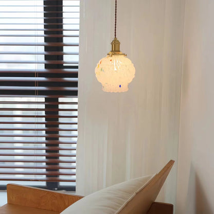 Art Nouveau Candy Bubble Glass Pendant Light