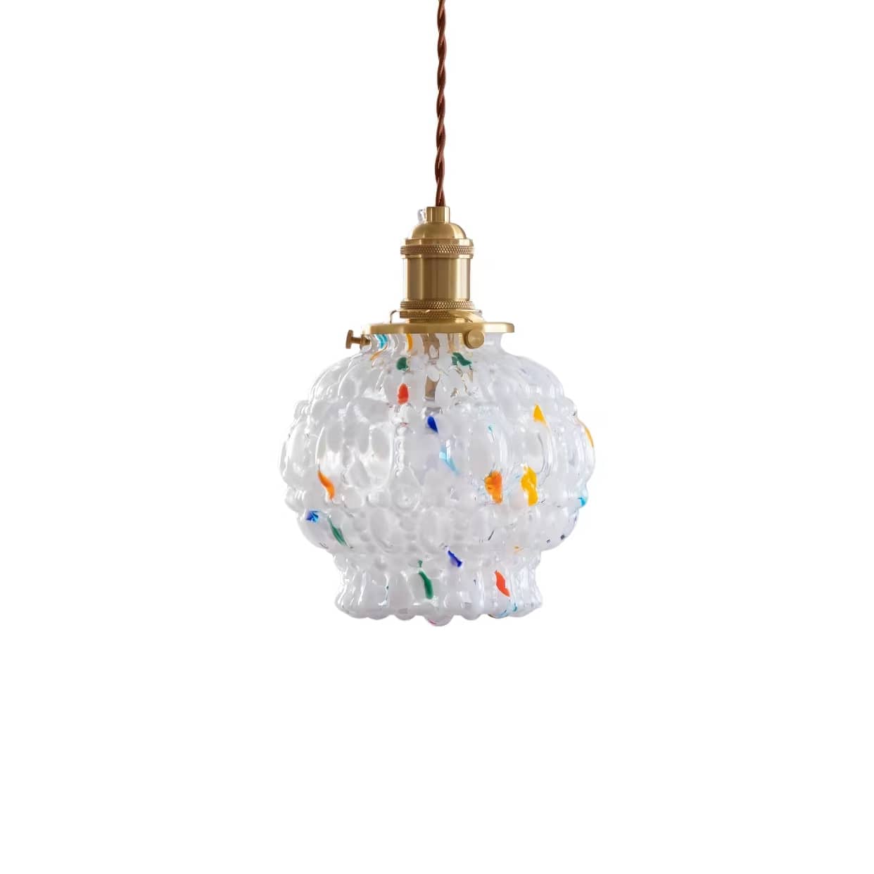Art Nouveau Candy Bubble Glass Pendant Light