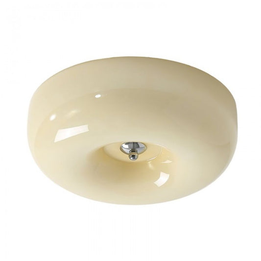 Modern Bauhaus Cream Pudding Ceiling Lamp