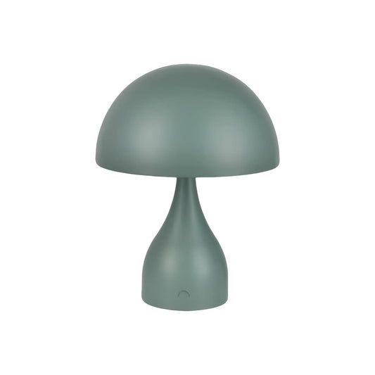 Art Deco Rechargeable Metal Mushroom Table Lamp
