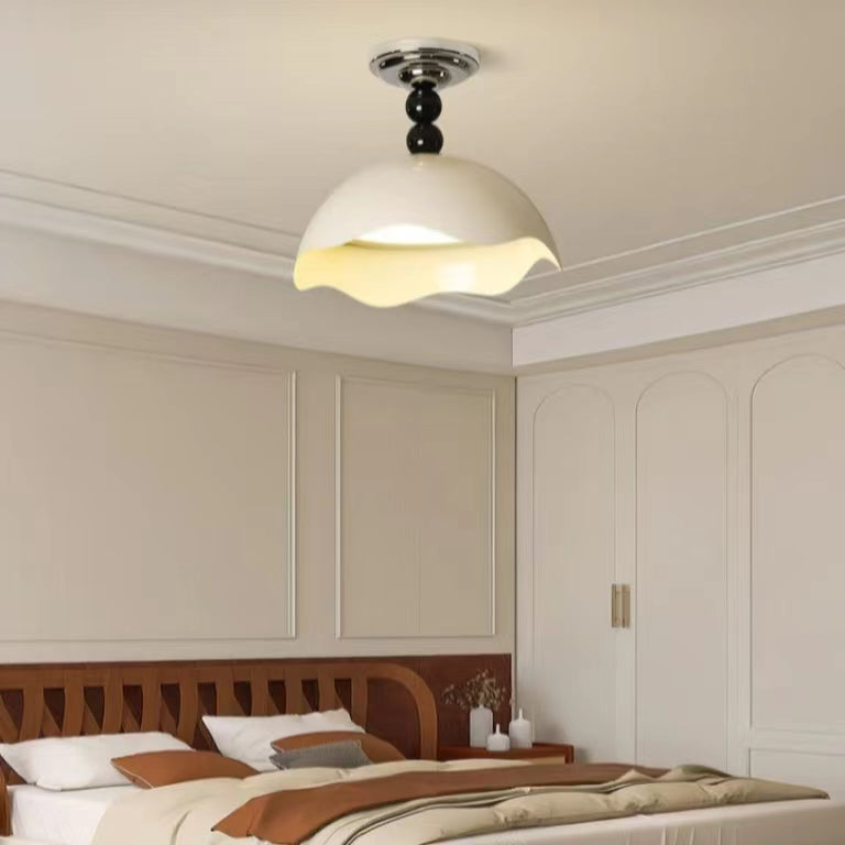 Modern Bauhaus Eggshell LED Ceiling Light