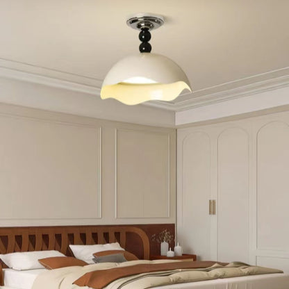 Modern Bauhaus Eggshell LED Ceiling Light