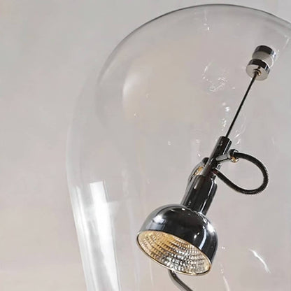 Bauhaus Industrial LED Silver Table Lamp with Swing Arm