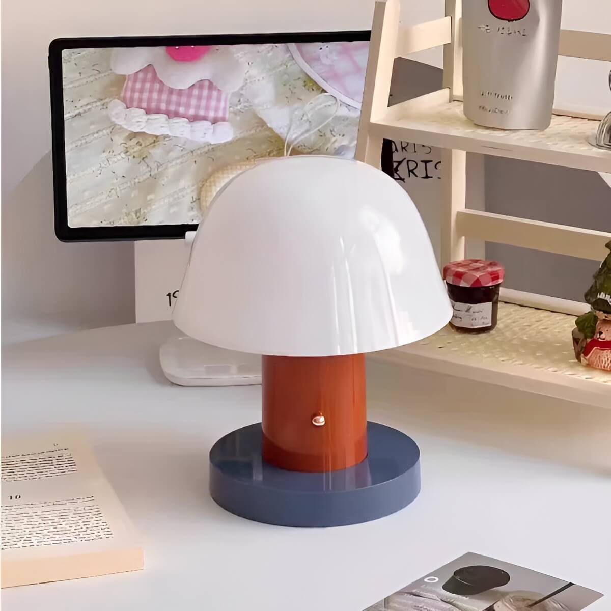 Bauhaus Influenced Setago Modern LED Cordless Table Lamp