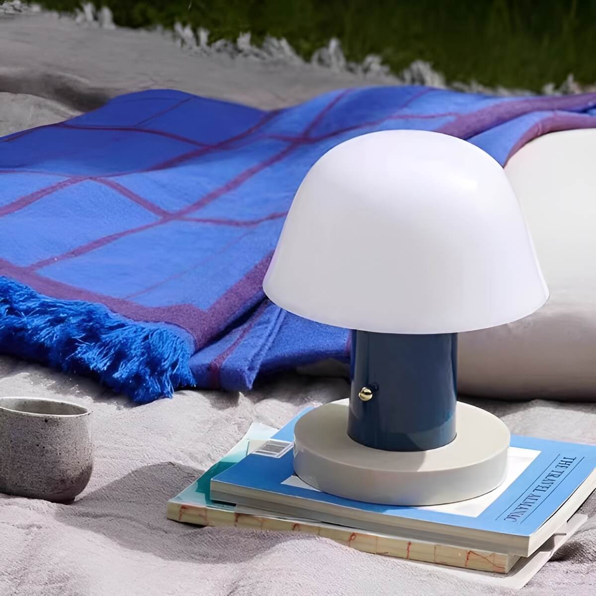 Bauhaus Influenced Setago Modern LED Cordless Table Lamp