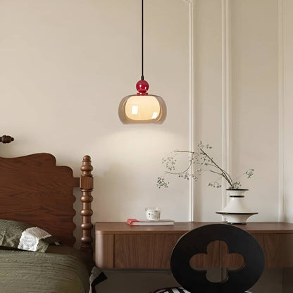 Bauhaus Round Glass Shade Pendant Light