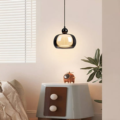 Bauhaus Round Glass Shade Pendant Light