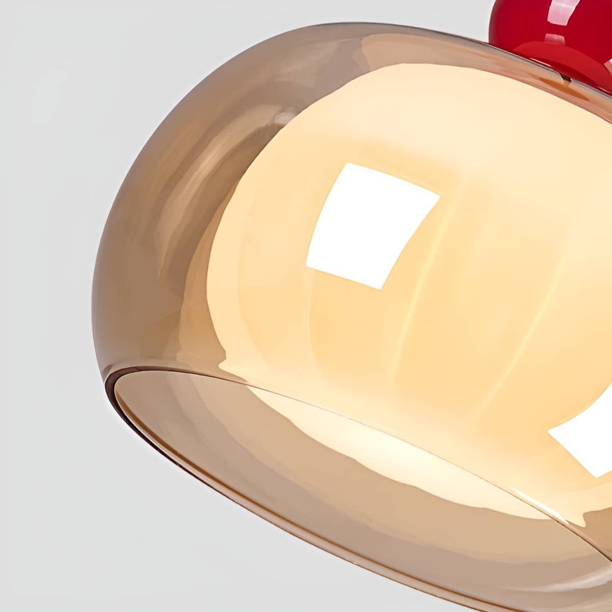 Bauhaus Round Glass Shade Pendant Light