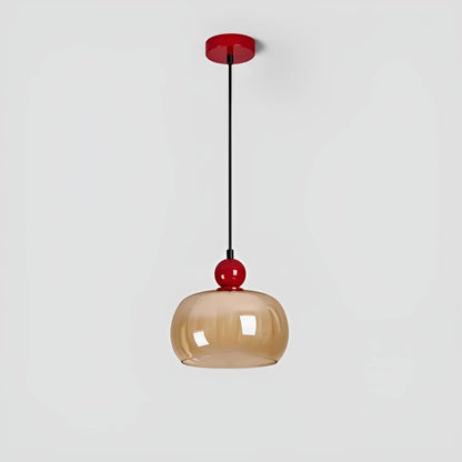 Bauhaus Round Glass Shade Pendant Light