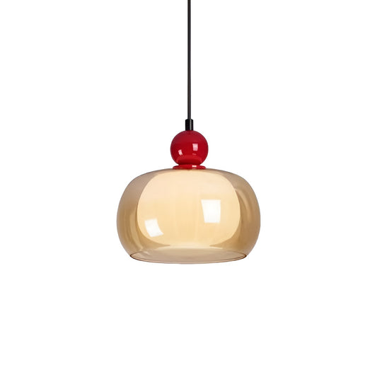 Bauhaus Round Glass Shade Pendant Light