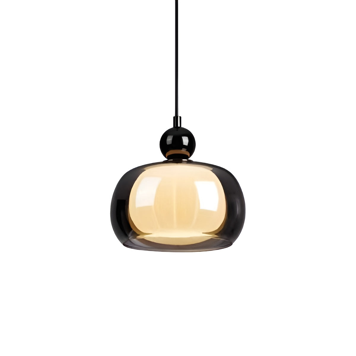 Bauhaus Round Glass Shade Pendant Light