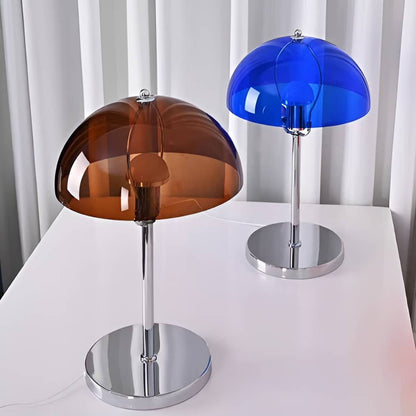 Bauhaus Transparent Dome Industrial Desk Lamp