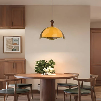Bauhaus Wavy Eggshell Dining Table Pendant Light
