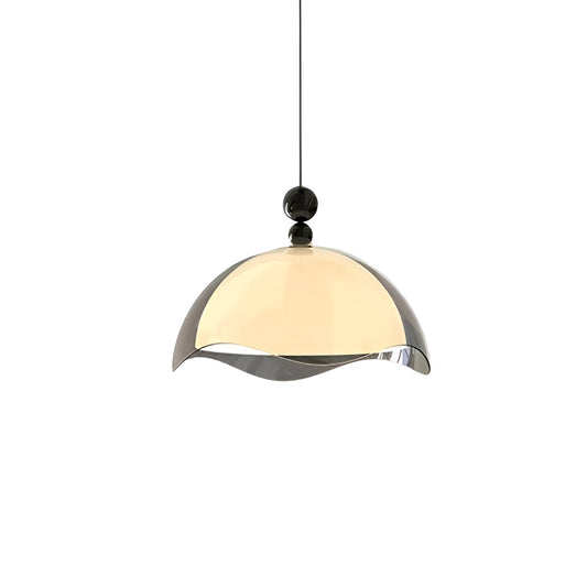 Bauhaus Wavy Eggshell Dining Table Pendant Light