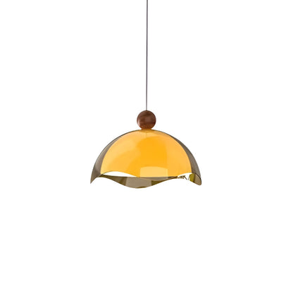 Bauhaus Wavy Eggshell Dining Table Pendant Light