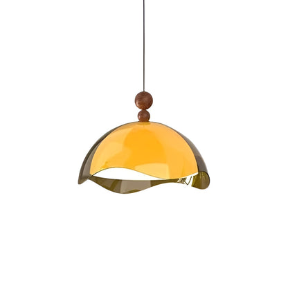 Bauhaus Wavy Eggshell Dining Table Pendant Light