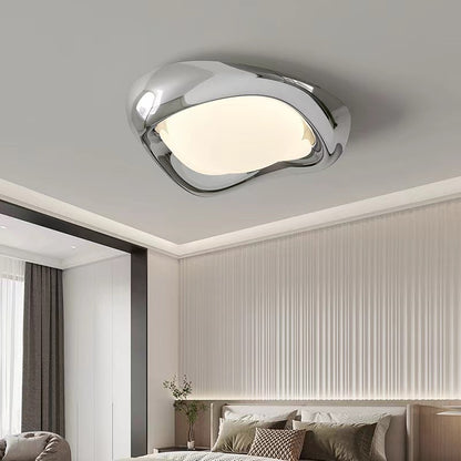 Bauhaus Design Chrome LED Ceiling Light