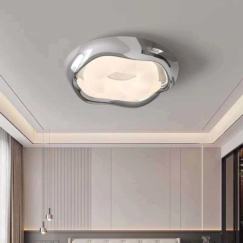 Bauhaus Design Chrome LED Ceiling Light