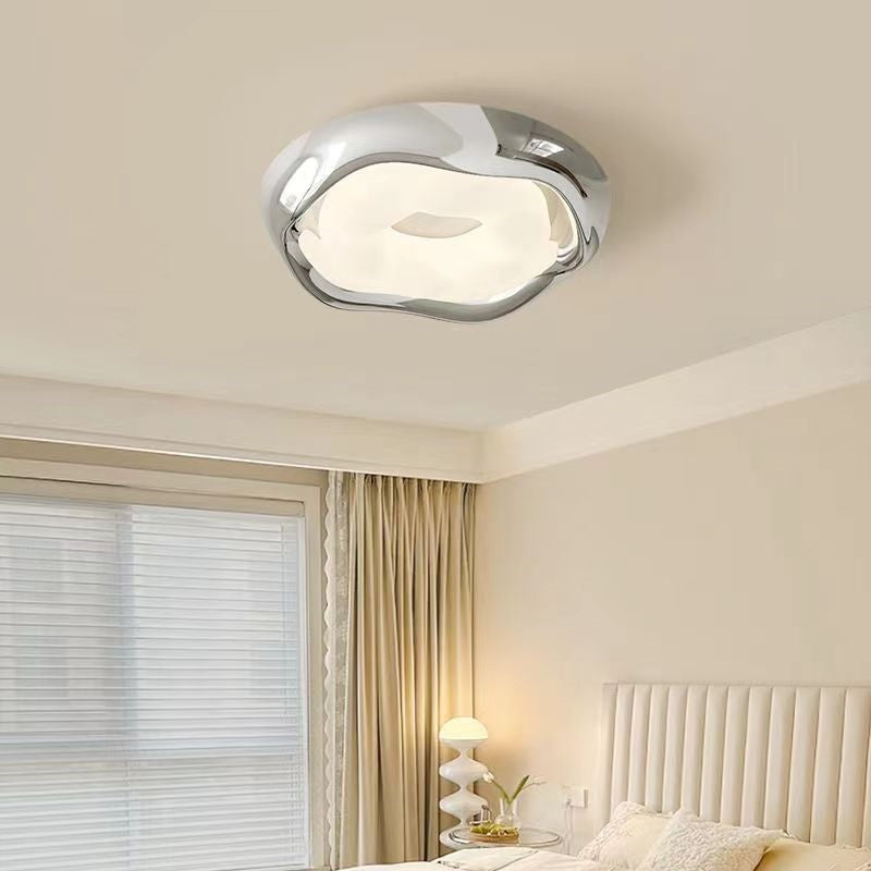 Bauhaus Design Chrome LED Ceiling Light