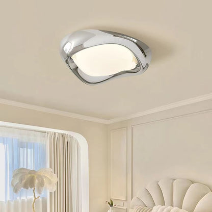 Bauhaus Design Chrome LED Ceiling Light