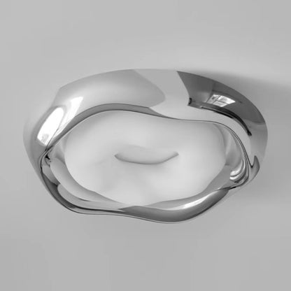 Bauhaus Design Chrome LED Ceiling Light