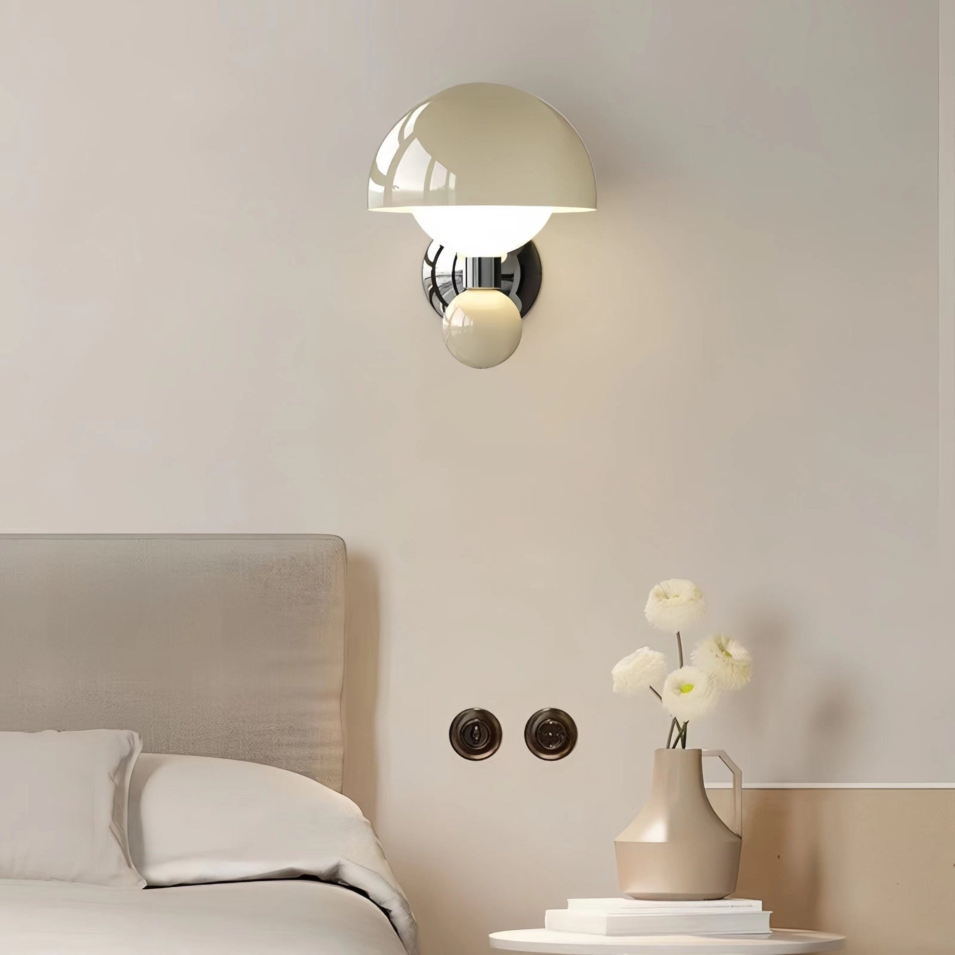 Bauhaus Design Flowerpot Bedside Wall Lamp