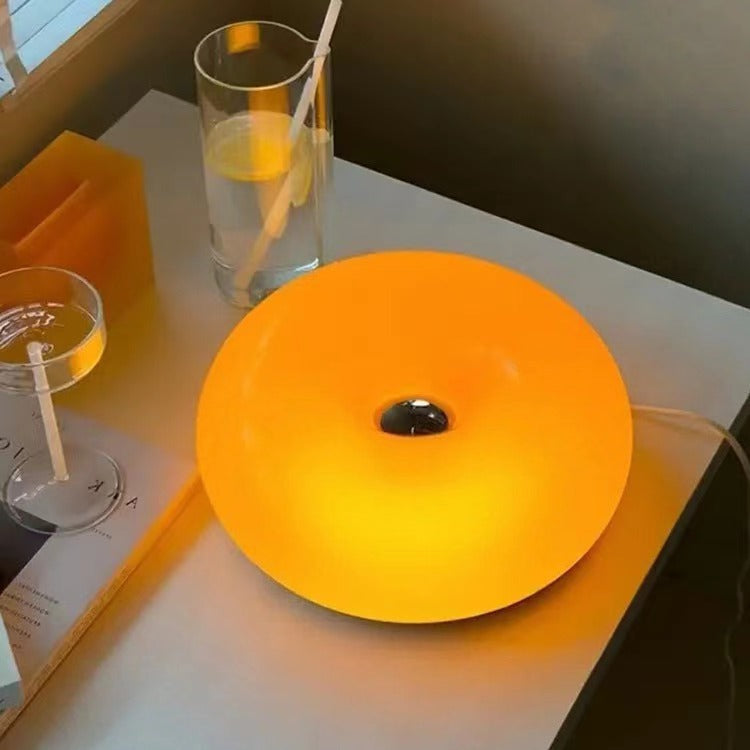 Bauhaus Donut Glass Bedside Table Lamp