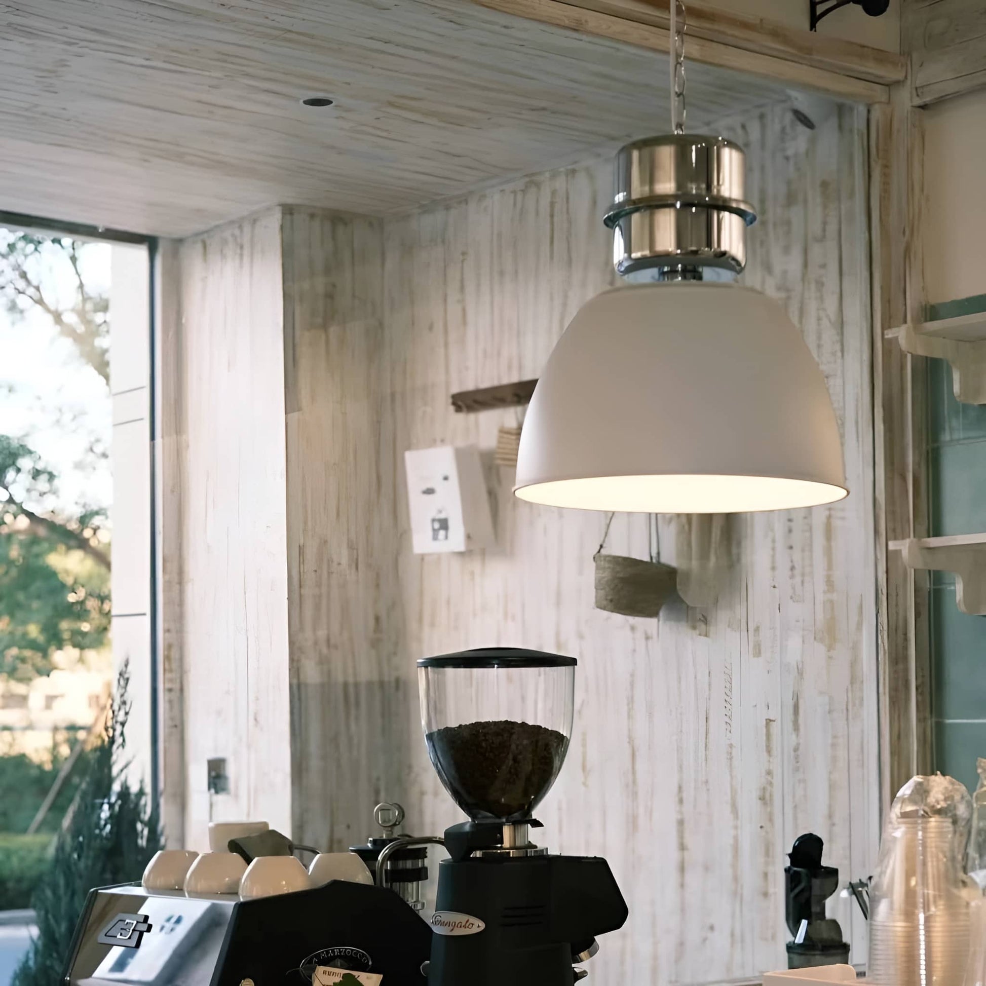 Bauhaus Industrial Bell Metal Pendant Light