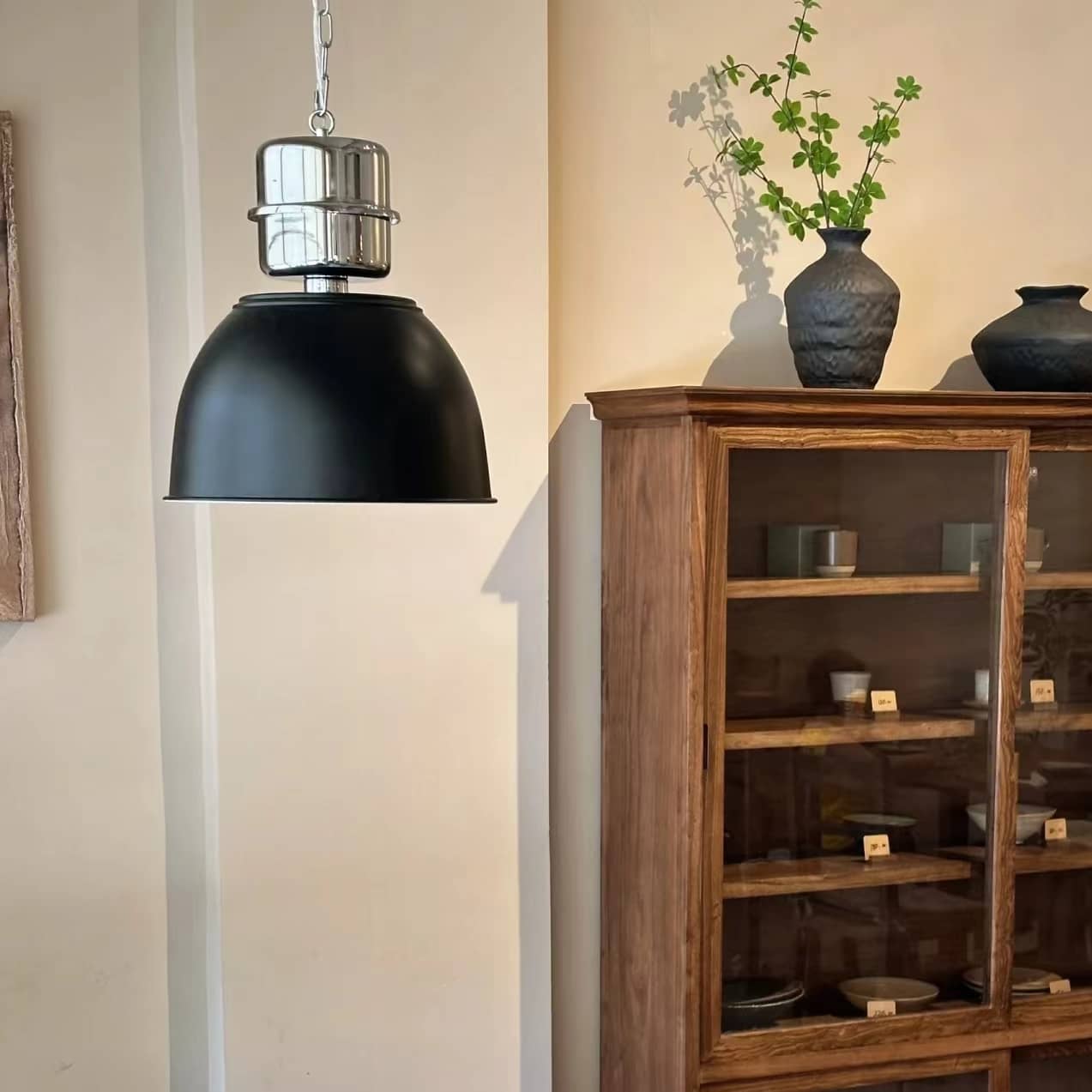 Bauhaus Industrial Bell Metal Pendant Light