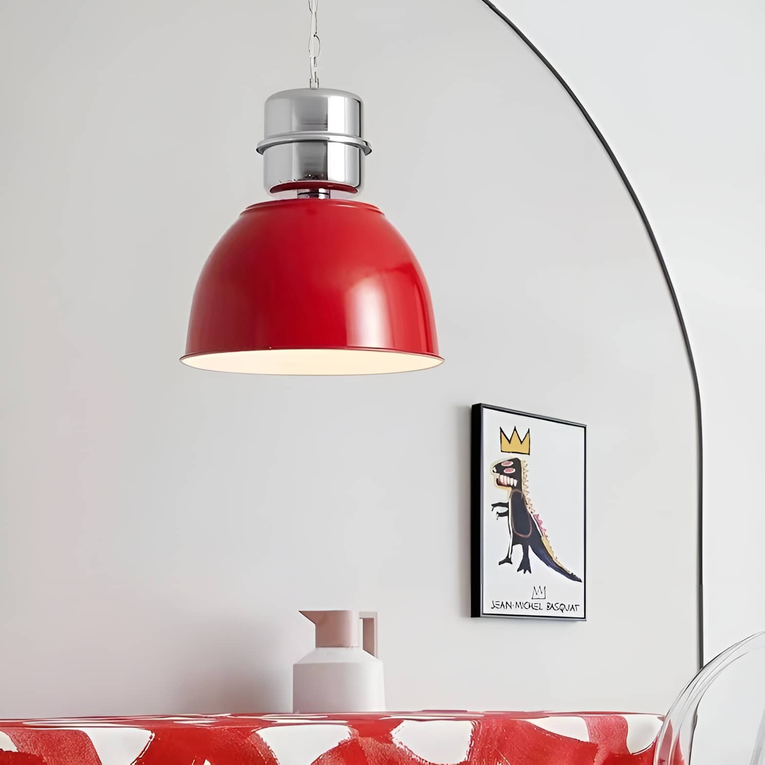 Bauhaus Industrial Bell Metal Pendant Light