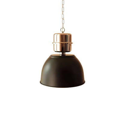 Bauhaus Industrial Bell Black Metal Pendant Light