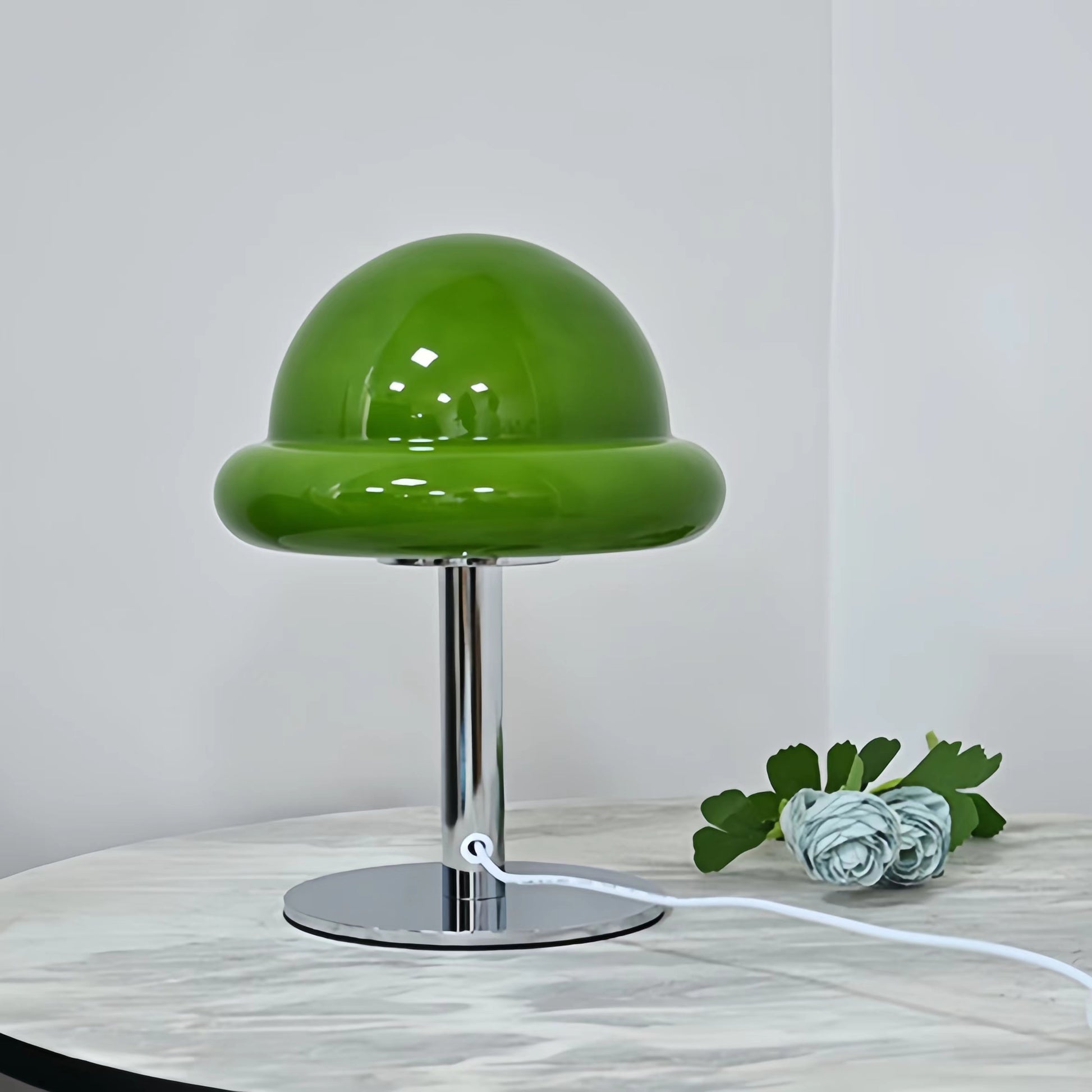 Bauhaus Mushroom Glass Table Lamp For Bedroom